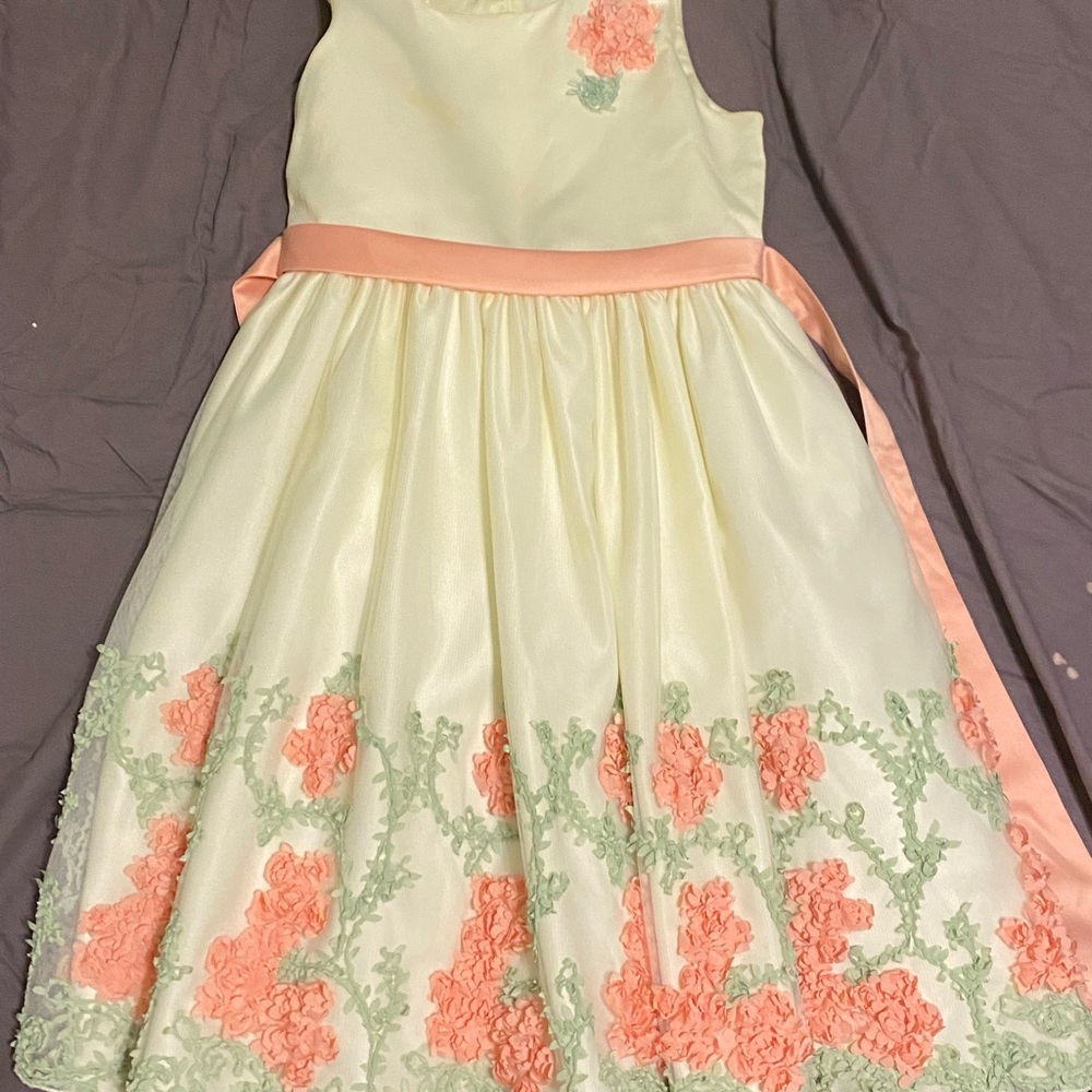 American Princess Ivory Satin Dress